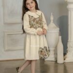 Victorian dress with a bag