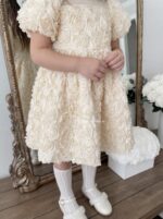 ⁦Beige Floral Dress⁩ - الصورة ⁦2⁩