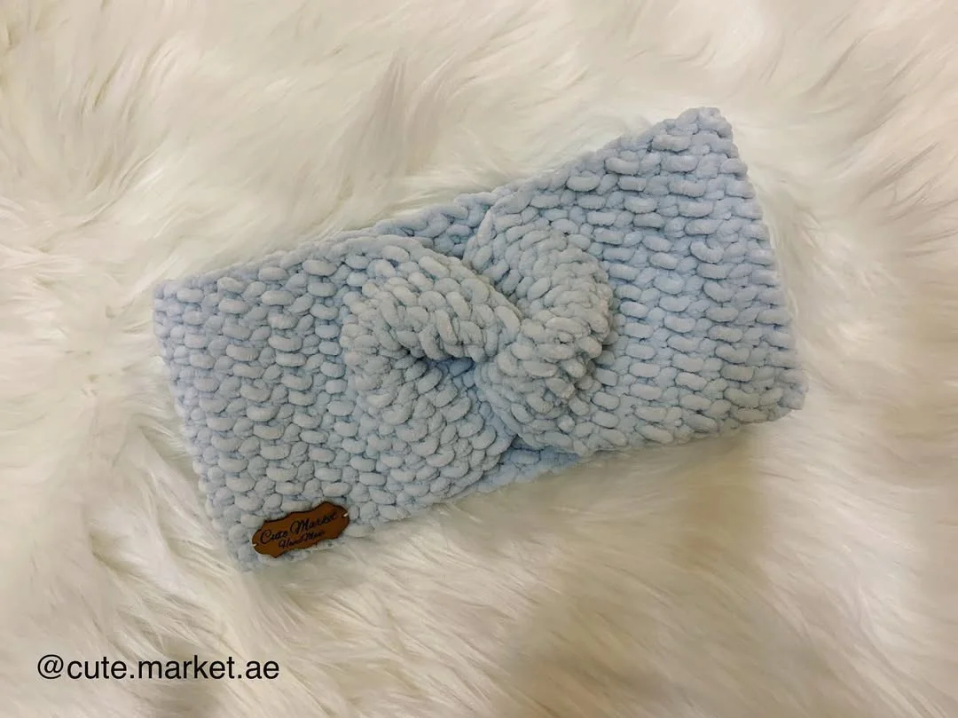 ربطة شعر -headband ✨💁🏻_♀️..الحجم المعروض لشابة و يمكن استقبال الطلبات للاطفال و الرضع ..The si Cute Hair Bow Set - Image 1